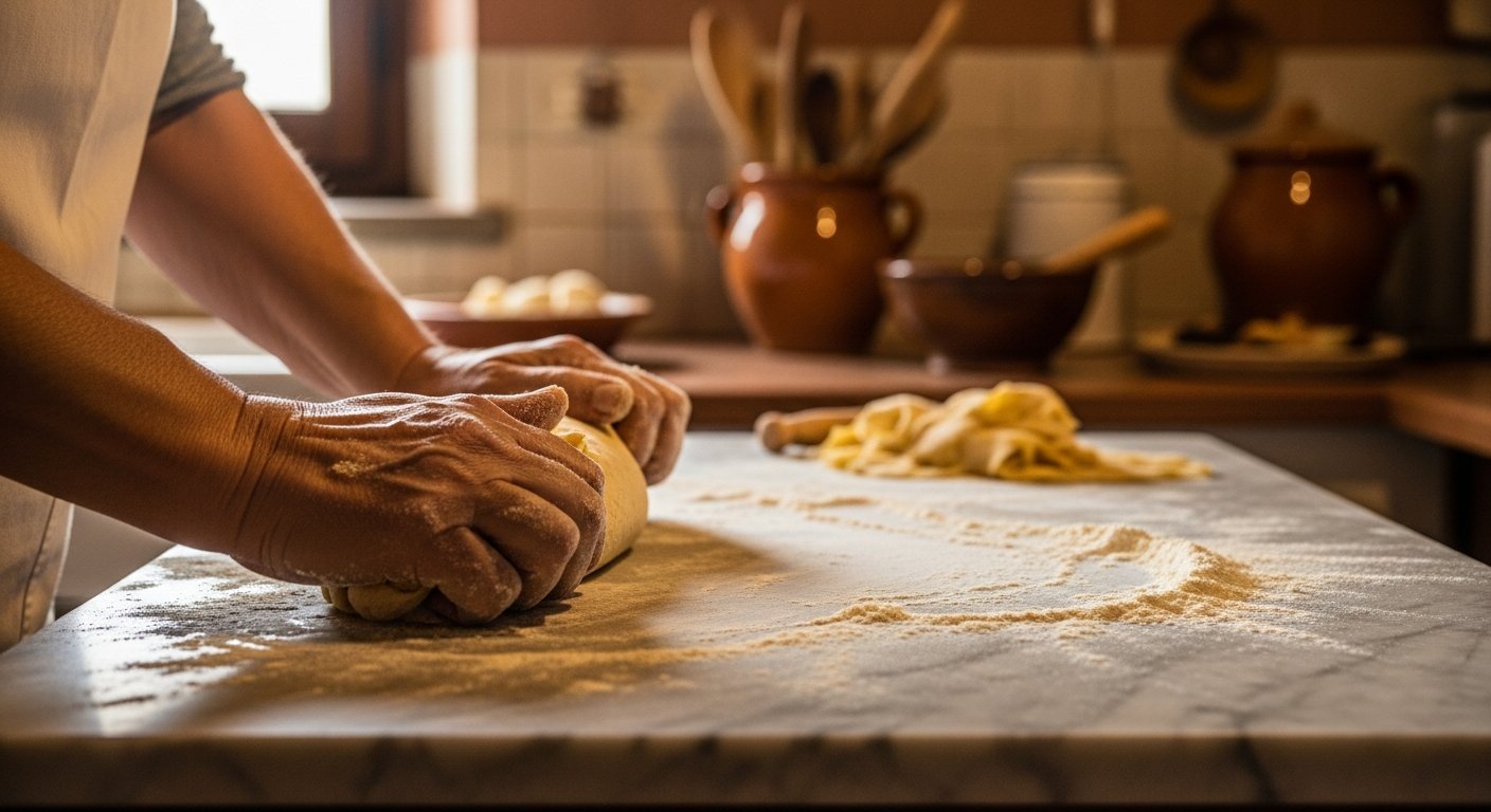 Preparazione pasta fresca
